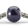 Trollbeads Round Blue Goldstone Glass Bead TGLBE-20397