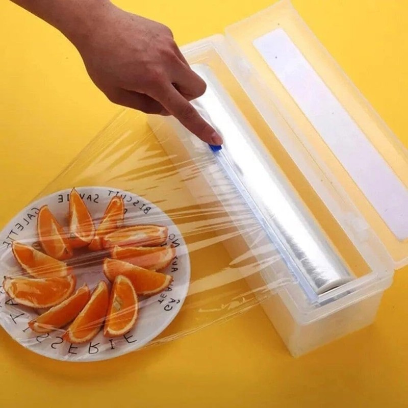 Itisyou Wrap Cutter Wrap Cutter Food Wrap Dispenser Reusable Kitchen
