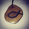 Retrosheep Ichthys Jesus Christ Symbol Fish Handmade Eco Friendly Wooden