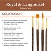 Royal Brush Langnickel Gold Taklon Brush Set Value Pack, 1-Script