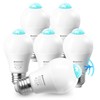 Bgmonster 6 Pack Motion Sensor Light Bulbs, 12W(100W Equivalent) Motion