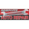 Concept Signs & Graphics 4'x10' COMPLETE AUTO REPAIR BANNER XL