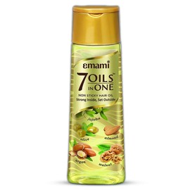 Nutranix Nutranix 7 Oils In One Non Sticky & Non Greasy Hair Oil 20 Times Stronger Hair, Nourishes Scalp with Goodness of Almond Oil, Coconut Oil, Argan Oil and Amla Oil, 300ml