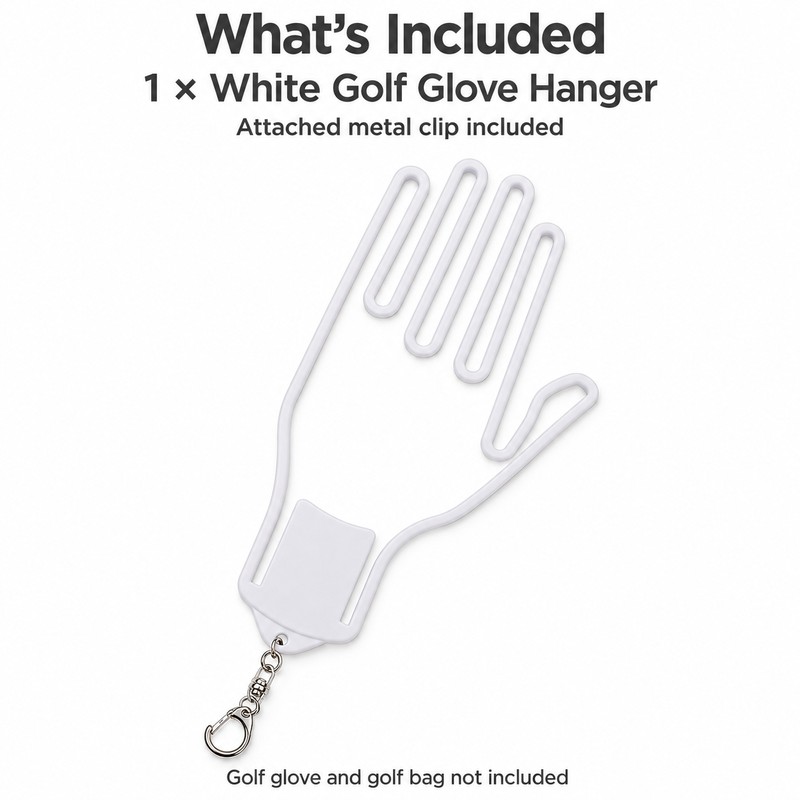 Golf Glove Holder and Stretcher for Post-Round Care – Compact