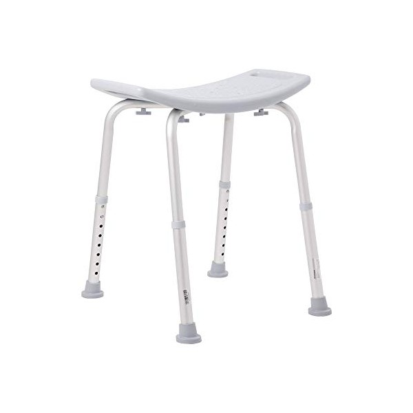 McKesson Bath Bench without Back, Aluminum Frame, Lightweight, Adjustment, 400