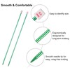 uxcell 2Pcs 5mm Aluminum Straight Knitting Needles Single Pointed 13.8