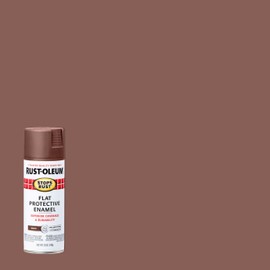 Rust-Oleum Rust-Oleum 214085 Stops Rust Spray Paint, 12 Oz, Flat Brown, (Pack of 6)