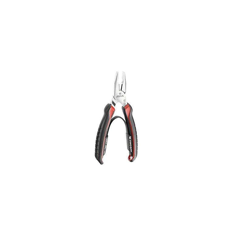 Facom 187A.20CPE Universal Pliers, Red/Black, 200 mm