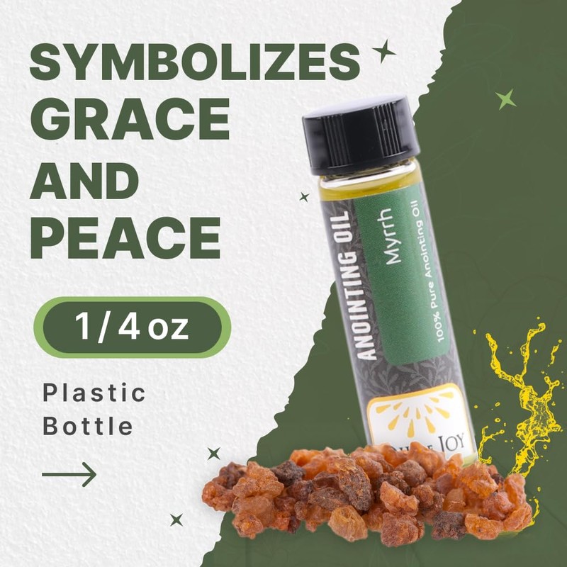 Anointing Oil 1/4oz 6 Pack Anointing Oil for Prayers for