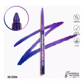 Moira Delineador Mutlicromo Moira Cosmetics Supernova Gel Liner Color ZORA Efecto MULTICROMÁTICO