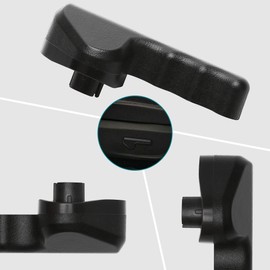 RDBS Black Passenger Seat Adjustment Back Recliner Release Handle Compatible with Explorer 2002-2005 & Mountaineer 2002-2005, Adjuster Lever Handle Parchment Lever 1L2Z7862622AAB 1L2Z 7862622 AAB