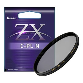 Kenko Polarising Filter ZX C-PL N φ58 mm, Extremely Low Surface Reflection of 0.16-0.2%, Antistatic Coating, Floating Frame, Made in Japan, 948521