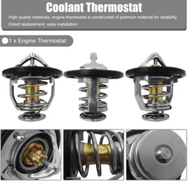 New Version 90916-A3003 90916-03129 Coolant Thermostat Fit for Toyota Avalon Camry Celica Corolla MR2 Spyder, RAV4 Yaris Replaces 90916A3003, 9091603129