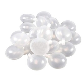 25 Stück 50 mm transparente Kunststoff-Spielzeug für Puppe, Innenzubehör, Reparatur, Hund, Haustier, Babyspielzeug, Geräuschmacher, Ersatzpfeife, Kauspielzeug