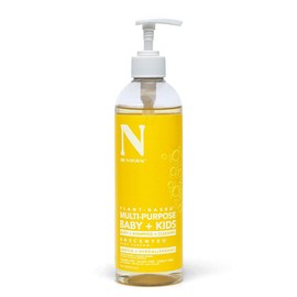 Dr. Natural Shampoo y Jabón Líquido para Cuerpo Bebés y Niños | Natural, Orgánico, Sin Sulfatos y Parabenos e Hipoalergénico | Hecho de Plantas Con Aceite de Oliva y Coco, Manteca de Karité y Romero (473 ml, Sin Esencia)