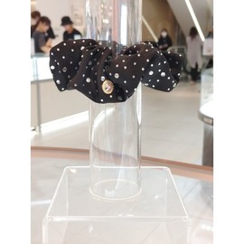 JJ Queen [Department Store] [JJ Queen] Milky Way Scrunchie Hair Scrunchie HR524 (Select 1 of 2 T-colors) HR524 - [00002]HR525 Beige / [백화점] [제이제이퀸] 은하수 스크런치 헤어슈슈 HR524 (2가지 T색상중 택1) HR524 - [00002]HR525 베이지