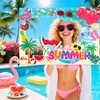 Summer Party Photo Booth Props Frame Pool Party DecorationsSummer Party