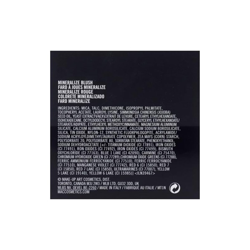 M.A.C Rubor para mejillas mac mineralize blush petal power
