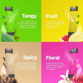 Natranal Organic Smell Therapy Kit - Essential Oil Specific Nasal Inhalers - 1 Pack