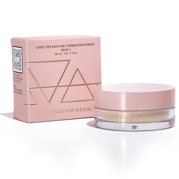 The Good Mineral Loves-You-Back 3in1 Mineral Powder Foundation (BEIGE 3)