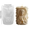Molde de vela de Jesús en 3D, moldes de silicona