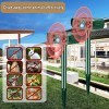 generic B 2 Ahuyentador Solar Ultrasónico Animales Para Jardín Hzx
