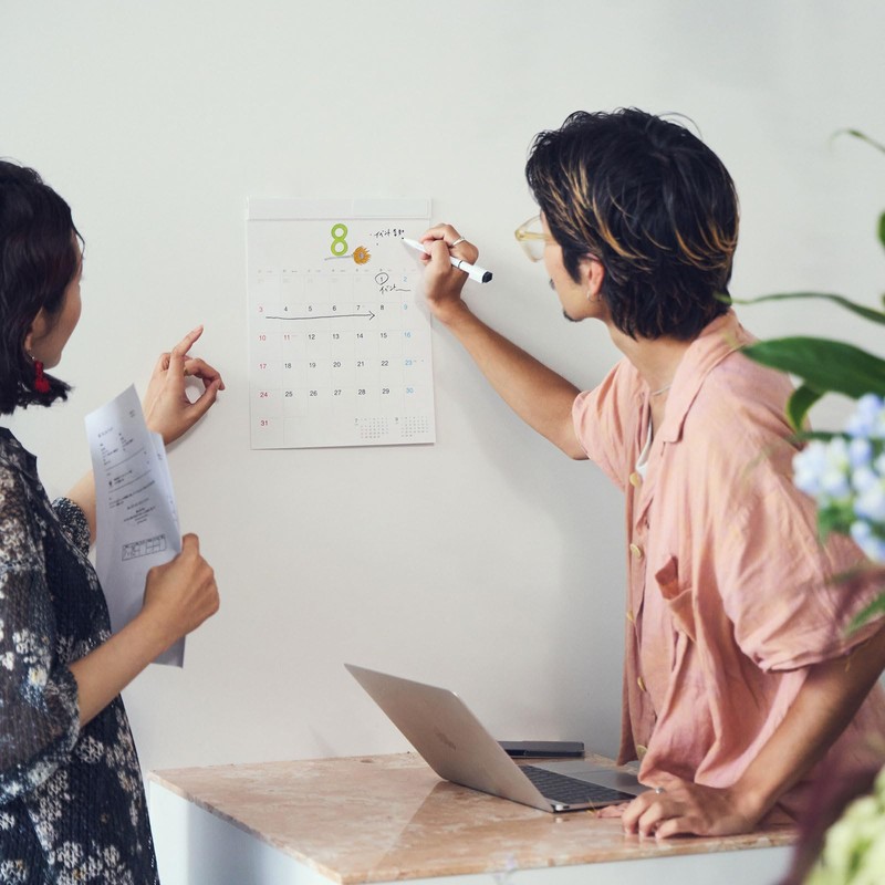 Almost Day Dry Erase Calendar 2025 Medium Wall Mount