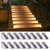 NIORSUN Solar Step Lights for Outside,16 Pack Warm White Outdoor
