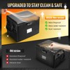 DEEGO Fireproof Document Box, Water-Resistant File Organizer Box with Lock