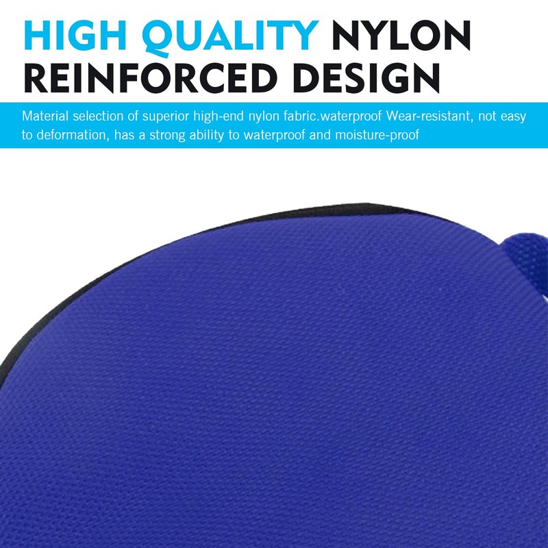 MOXRUQ 1 PC Car CD Storage Bag, 6.3" diameter Round