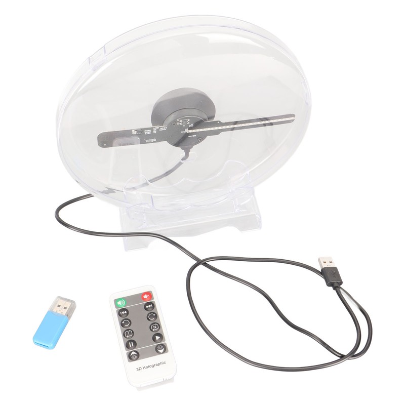 3D Hologram Fan WiFi Projector Naked Eye 3D Display 1080x160