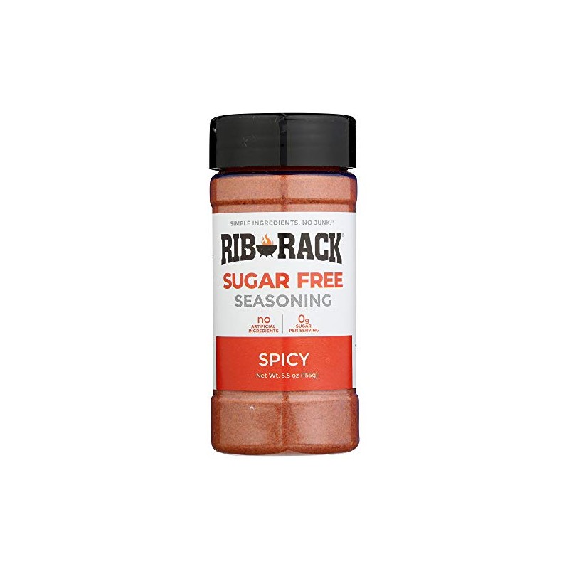 Rib Rack Spicy Sugar Free Seasoning, 5.5 oz