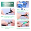 100 Pcs SC Fiber Optical Fast Cold Connector, Single Mode