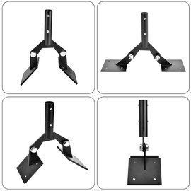 Garden Weathervane Steel Roof Mount with Hardware,Adjustable Weather Vanes Mount for Roofs