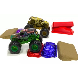 Spin Master Monster Truck CRUSH! Make True CRUSHABLE Cars! Jumps INCLUDED! For 1/64th Scale - Jumps Only