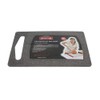 Plastic Chopping Board, Cutting Board with Hanging Hole Best for Meat, Vegetables and Cheese. Professional Easy-Grip Handles, Black & White Color 7 Different Size (32 x 21 CM)