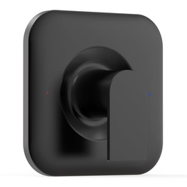 Valve Trim Kit, Replacement for Moen T2471BL Genta LX Posi-Temp Pressure-Balancing Modern Trim, Matte Black