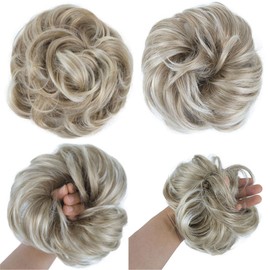Aimole Messy Scrunchie Bun Hair Accessories Wavy Hairpiece Heat-resistant Synthetic Fibres