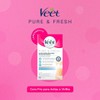 Veet Pure & Fresh, Bandas de Cera Depilatoria, Axilas y