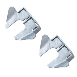 VIVIDA Butterfly Gate Latch 1-3/8" to 1-5/8", Wall Mount Butterfly Latch with Padlock Hole, for 1-3/8" to 1-5/8" Gate Frame, Chain Link Fence Parts, 2 PCS