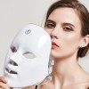 Fnbrli Máscara Led Facial De 7 Cromoterapia Elimina Acne/arrugas