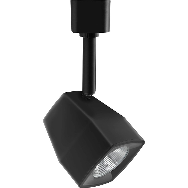 Square Integrated LED Track Head, LED, 2700 K, 90CRI, Black,