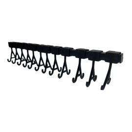bestbuywholesalers 13-1/2" Ultrasonic Cleaner Bar Rack with 12 Hooks - Jewelry Making Cleaning Tool