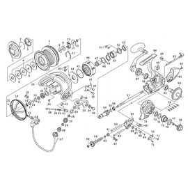 DAIWA Genuine Part 18 Pro Cargo SS 4500 Far Throw Spool (2-7) Part Number 7 Part Code 128C43 00065701128C43