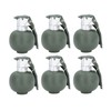 6PCS Kids Hand Grenades Toy with Realistic Sound Light Effect