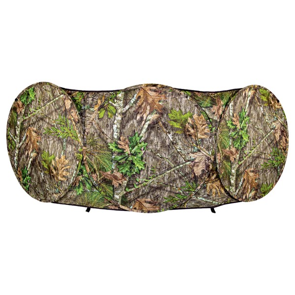 Ameristep Jakehouse Lightweight Durable 96" x 27" Compact Size 2-Person Capacity Portable Turkey Hunting Ground Blind - Mossy Oak Obsession
