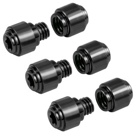 SAVITA 3 Sets Thumb Studs, Titanium Screws Replacement Thumb Studs Pocket Blade Screws for Benchmade 535 Bugout (Black)