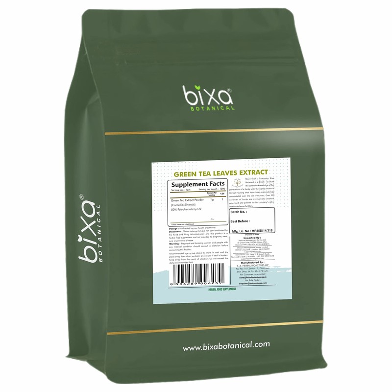 bixa BOTANICAL Green Tea (Camellia sinensis) Dry Extract - 50%