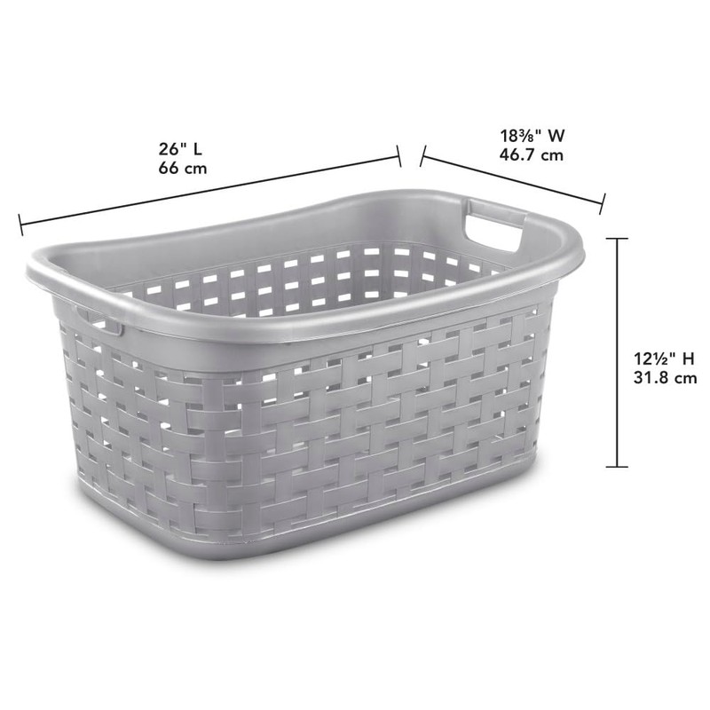 STERILITE 12756A06 Cement Weave Basket, 26"