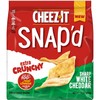 Cheez-It Snap'd Cheese Cracker Chips, Thin Crisps, Extra Crunchy, Sharp
